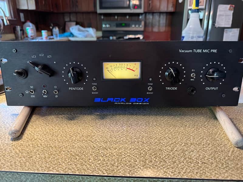 Black Box Analog Design Custom made 1ch mic pre amp 2015 - Black image 1