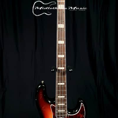 Fender 1966 Vintage USA 4-String Jazz Bass - Sunburst Gloss Finish w/Case USED image 3