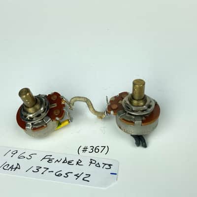 1965 Fender Pots-Potentiometer(#367) 250k- 137-6542 Telecaster Mustang Duo-Sonic Musicmaster Precision Bass image 2