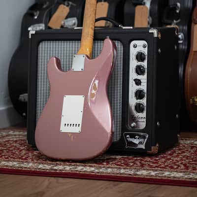 1997 Fender Custom Shop Cunetto Relic 1960 Stratocaster - Burgundy Mist image 12