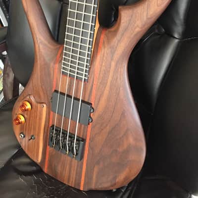 Carl Thompson Bass guitar Semi-Frills Scroll 32" Scale 2017 MINT Lefty left handed image 8