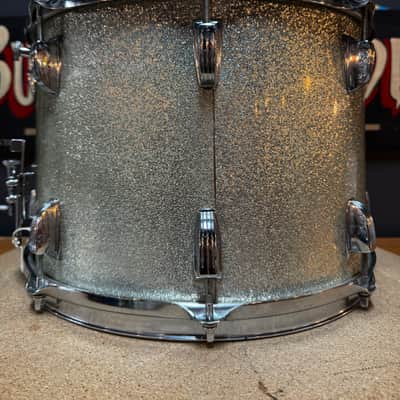 Ludwig 14x10" Snare Drum 1966 - Silver Sparkle Bild 5