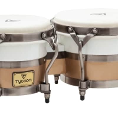 Tycoon Signature Heritage Series Bongos Caf&eacute; Con Leche Finish 7" & 8-1/2" TSBH-BCCCL image 1
