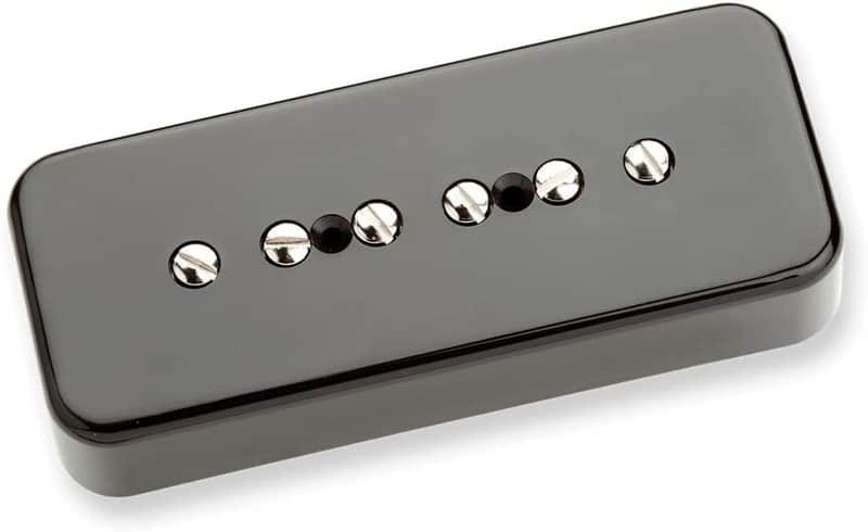 Seymour Duncan SP90-3b Custom P-90 Bridge Pickup, Black Cover image 1