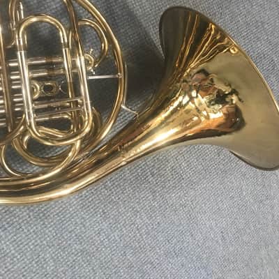 C.G. CONN 6D Double French Horn w/ 1 Conn 3 mouth pieces, B & H mute, Case + Accessories. Sale Benefits Music Education Non Profit! image 7