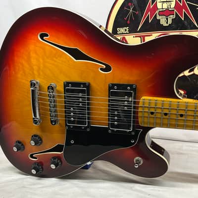 Fender Starcaster Semi-Hollow Body Electric Guitar - Aged Cherry Burst with Gig Bag image 2