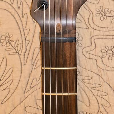 Warmoth Modern Tele Late 2010s - Deep Red Clear Gloss finish with Black Burst edges and black back. image 8