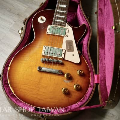 2013 Gibson Custom Shop Joe Perry 1959 Les Paul Reissue Tom Murphy Aged & Signed image 5
