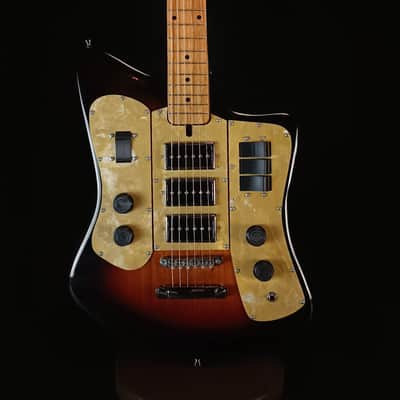Formanta Style USSR Electric Guitar Built In Tone Bender Soviet Germanium Fuzz image 7
