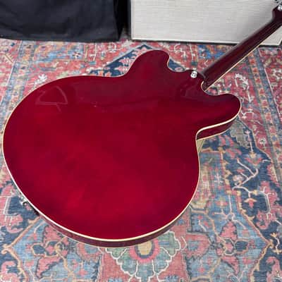 Epiphone Riviera Reissue *Pro Setup* HH Peerless Cherry OHSC - 1997 image 5