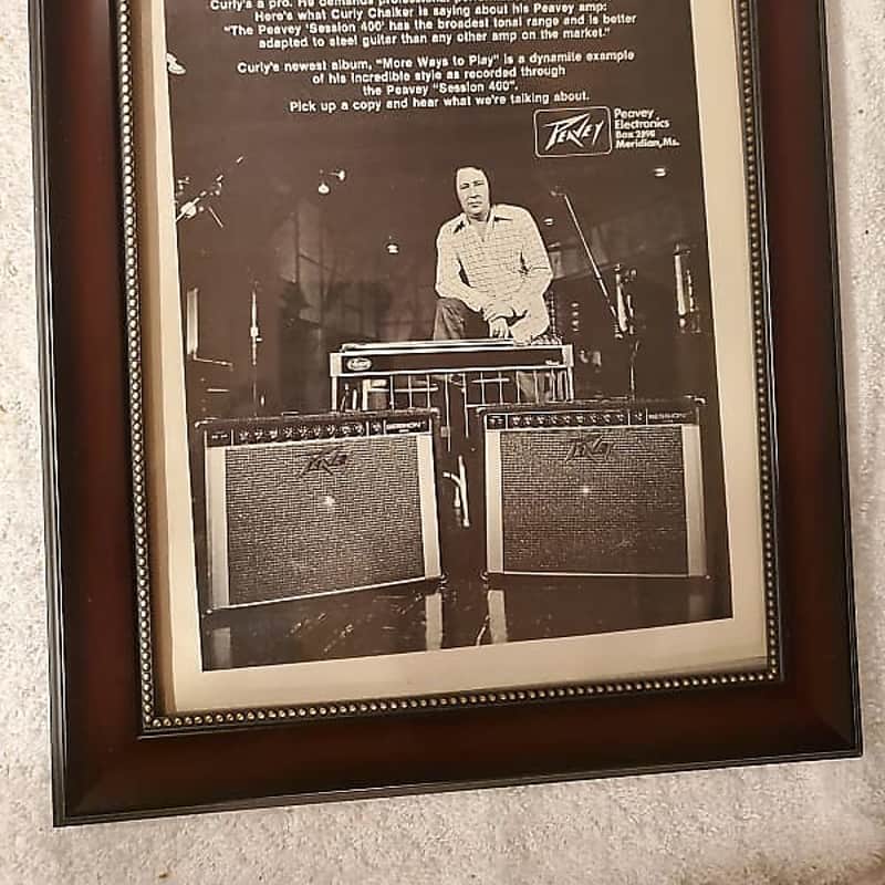 1974 Peavey Curly Chalker B & W