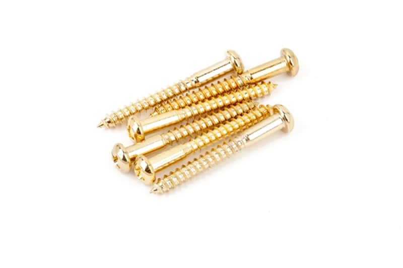 Fender 001-8787-049 Vintage-Style Stratocaster Bridge Mounting Screws (6) image 1