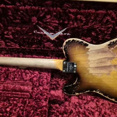 Fender Telecaster Double Esquire 1950 Super Heavy Relic 2023 - Sunburst image 2