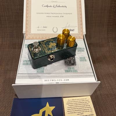 Decibelics Golden Horse Professional Overdrive 2021 Hammered Green image 3
