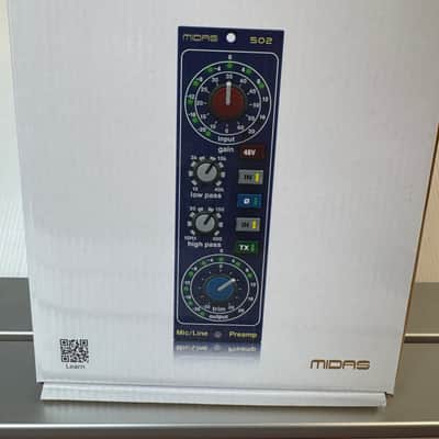 Midas 502 500 Series Preamplifier Module 2010s - Blue image 5