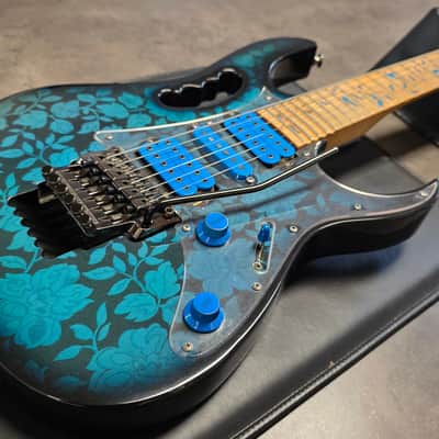 Ibanez JEM77 BFP 1991 FIRST YEAR Blue Floral Pattern JEM 77 Steve Vai Signature Pro Artist Super Strat RARE Guitar MIJ Japan Pre-JEM77P image 1