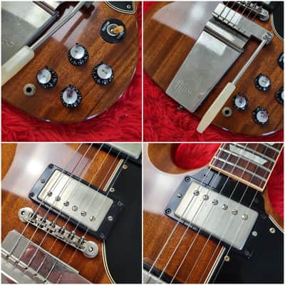 2006 Gibson Custom Shop SG Standard Reissue With Maestro - VOS Faded Cherry - With Hardshell Case & Case Candy image 5