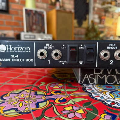 Horizon SL-4 Passive Four Channel Rack Mount DI Box Mid 90's - Black image 2