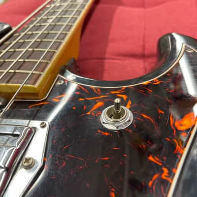 Teisco Style 2 Pickup Vintage Japanese Bass - Tobacco Sunburst image 6