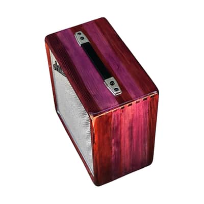 Ashen Purple 1x10 Handmade Redwood Guitar Cabinet Enclosure (empty) image 3