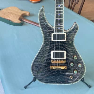 David Thomas McNaught McNaught #147 early 2000's - Blue Quilted Maple image 1