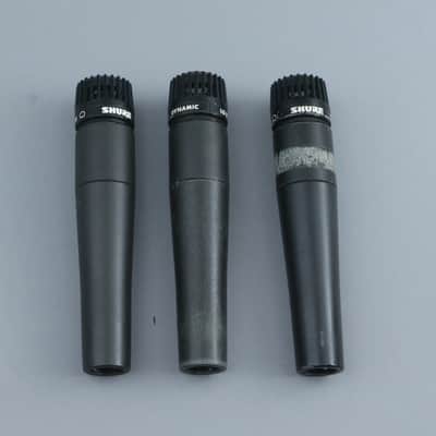 Lot of 3 Shure SM57 Cardioid Dynamic Microphone **For Parts/Repair** image 1