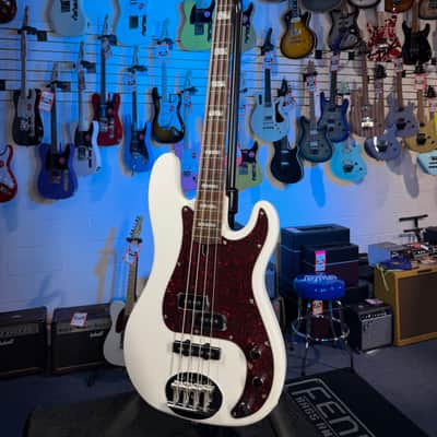 Lakland Skyline 44-64 Custom PJ Ash Bass Guitar - White with Rosewood Fingerboard, Plek'd! 608 image 6