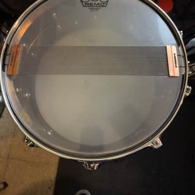 Ludwig Hammered Black Beauty 6.5x14" 10-Lug Brass Snare Drum - Black Nickel-Plated image 9
