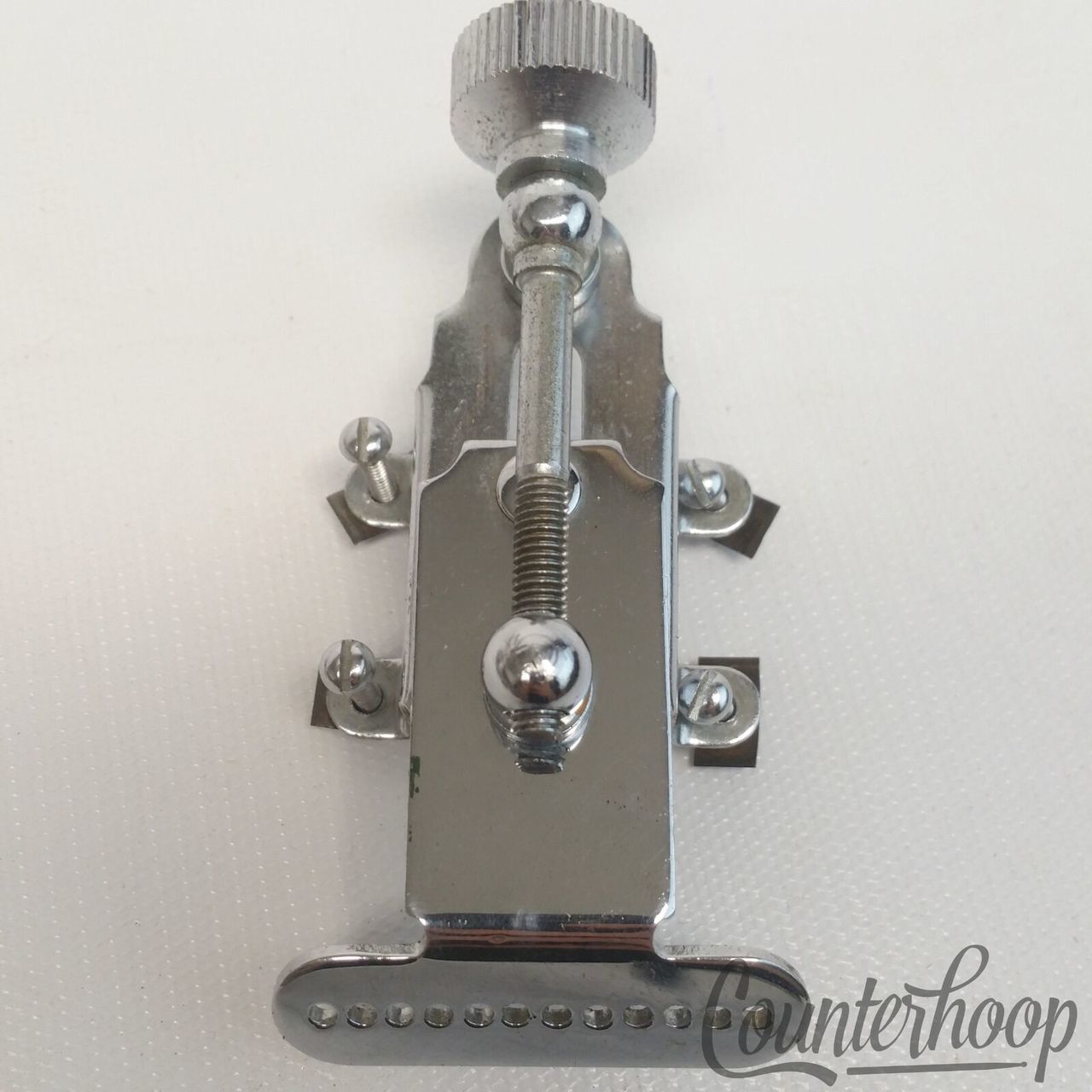 Gretsch Renown Snare Drum Strainer Vintage 60s Chrome Marching USA Round Badge* — main photograph