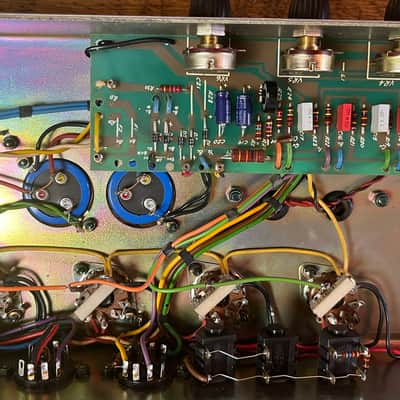 Marshall JCM 800 Lead Series Model 2203 100-Watt Master Volume Head 1986 original Black Tolex image 24