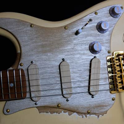 Build to Order GB Liuteria Traditional Strato White relic image 2