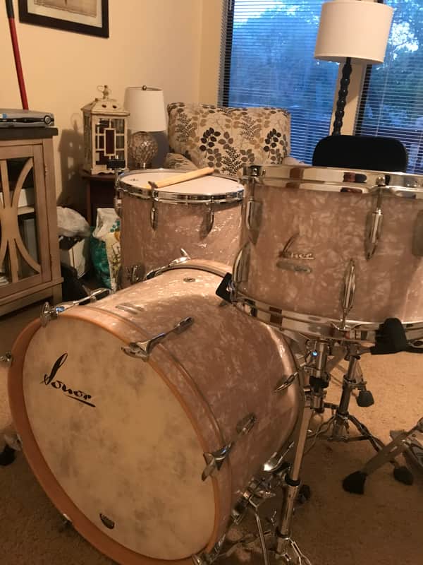 Sonor Vintage Series - White oyster pearl image 1