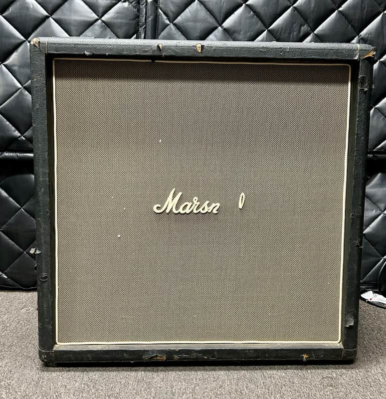Marshall 412 Straight Cabinet Circa 1970s - Black image 1