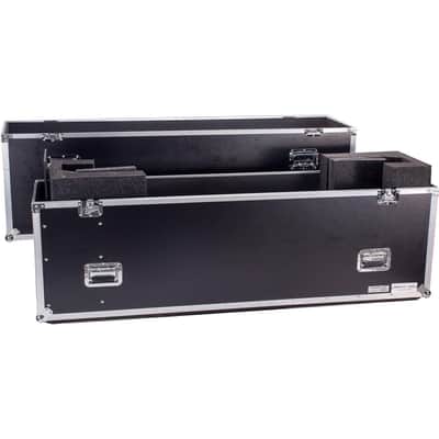 Durable Fly Drive Case For One 70 Inch LED or Plasma Display with 3.5-Inch Caster Board Complete with Removable Foam Lining Allows For Many Storage Alternatives DEEJAY LED TBH1LED70WHEELS image 3