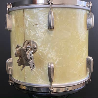 Slingerland 12x24/12x14/16x16/6.5x14" Radio King Drum Set - 30's WMP image 9