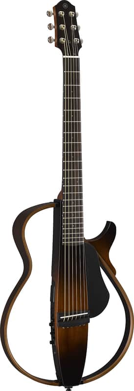 Yamaha SLG200S TBS Acoustic/Electric Steel Strings Silent Guitar Tobacco Sunburst, W/Bag image 1