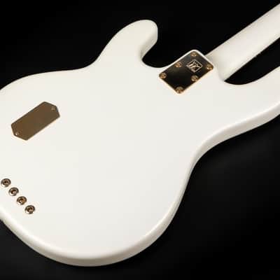 2012 Ernie Ball Music Man PDN Classic StingRay 4 - Gilded White | USA Limited Edition 1 / 200 Bass 4-String Matching Headstock & Neck Gold Hardware Active / Passive | OHSC image 13