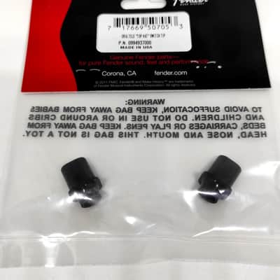 2 bouton Top-Hat noir de switch Fender® Pure Vintage pour Telecaster 099-4937-000 image 5