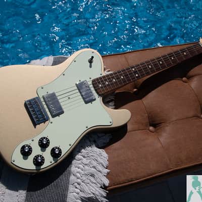 Fender Chris Shiflett Artist Series Signature Telecaster Deluxe - Shoreline Gold - Pro Set Up w Perfect Frets/Action/Intonation!$! image 14