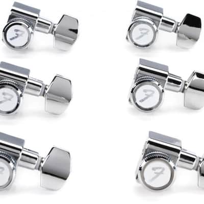 Fender Stratocaster/Telecaster Locking Tuning Machine Set - Chrome image 2