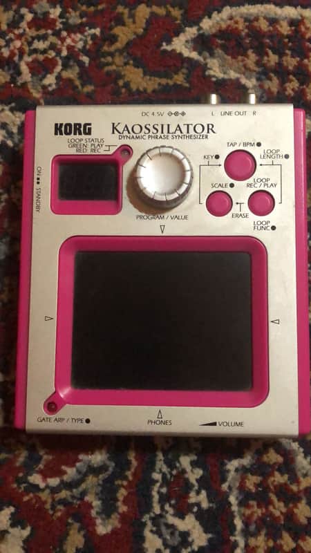 Korg Kaossilator Dynamic Phrase Synthesizer | Reverb