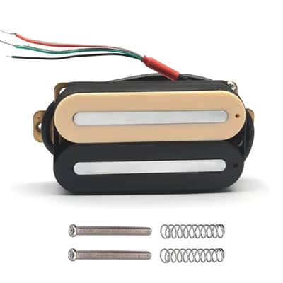 Zebra Guitar Humbucker Pickup Dual Blades Pickups Set image 2