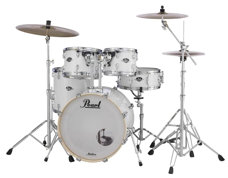 Pearl Export Series 24 x 18 Bass Drum w/BB-70 in (#33) Pure White (EXX2418B/C33) image 1