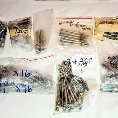 SLINGERLAND-TAMA-D DRUM-UNMARKED TENSION RODS LOT OF 100+ FREE SHIPPING TO C-USA! image 11
