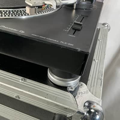 Pioneer PLX-500-K Direct Drive DJ Turntable 2010s - Black - w/ Road Case image 7