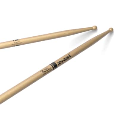 3 PAIRS Pro-Mark TXPCW Hickory PC Phil Collins Wood Tip Drum Sticks UPC 616022104819 image 2