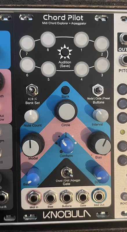 Knobula Chord Pilot MIDI Chord Explorer & Arpeggiator Eurorack Module