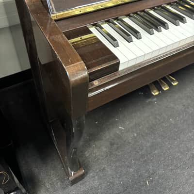YAMAHA W110B 1985 - Polished mahogany dark brown image 3