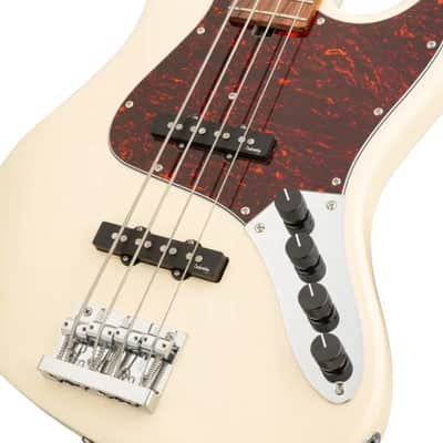 Sadowsky MetroExpress 21-Fret Vintage J/J Bass, Morado Fingerboard, 4-String - Solid Olympic White High Polish image 5