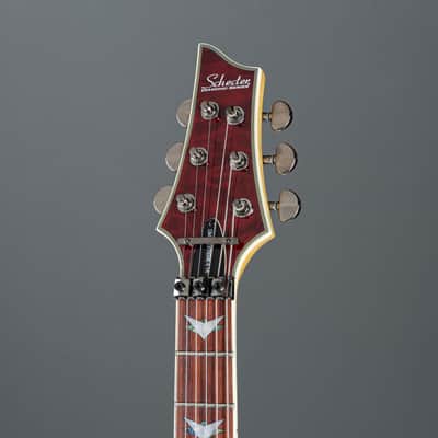 Schecter Omen Extreme 6 FR Lefthand Black Cherry - Left handed electric guitar image 4